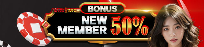 1. Bonus New Member 50%